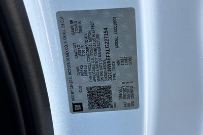 2020 Chevrolet Silverado 1500 Work Truck