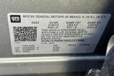 2024 Chevrolet Equinox EV RS