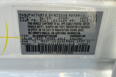 2023 Nissan Sentra SR