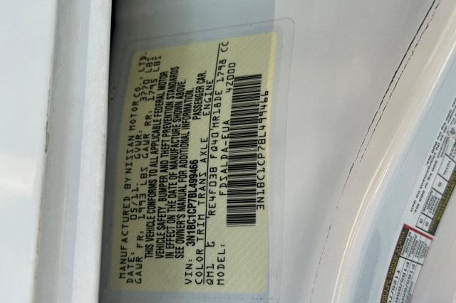 2011 Nissan Versa 1.8 S