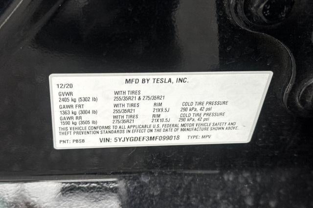 2021 Tesla Model Y Performance
