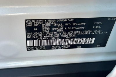 2020 Toyota RAV4 Hybrid XSE