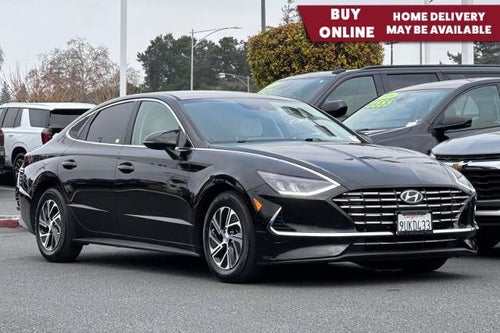 2021 Hyundai Sonata Hybrid Blue