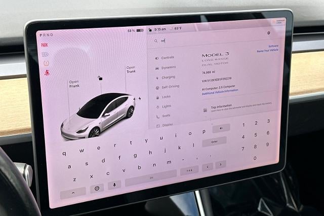 2018 Tesla Model 3 Long Range Battery