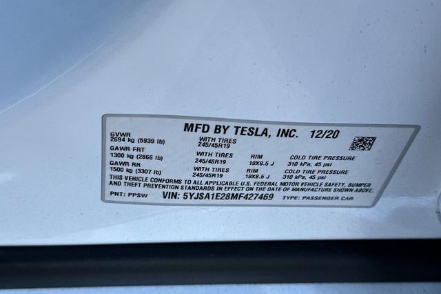 2021 Tesla Model S Long Range Plus