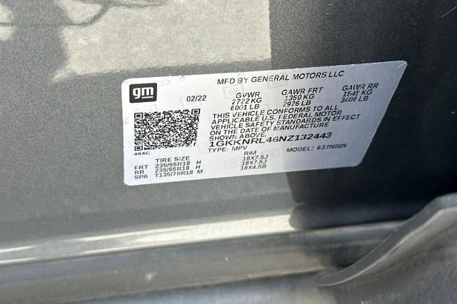 2022 GMC Acadia SLE