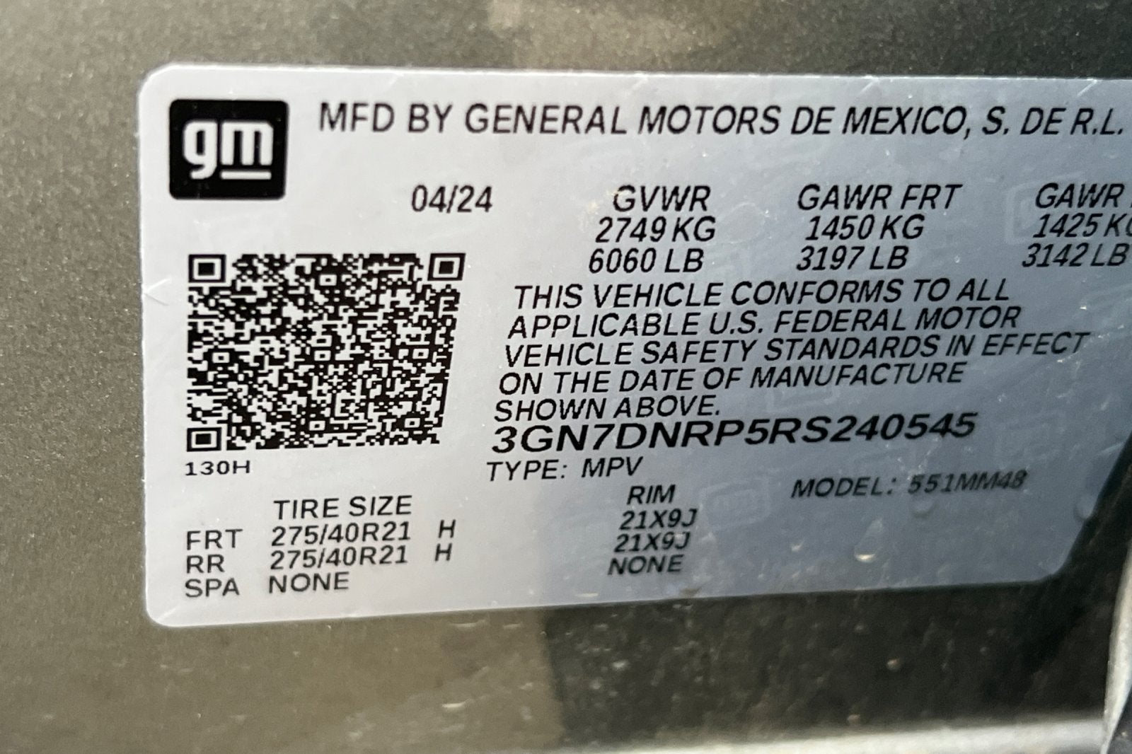 2024 Chevrolet Equinox EV RS