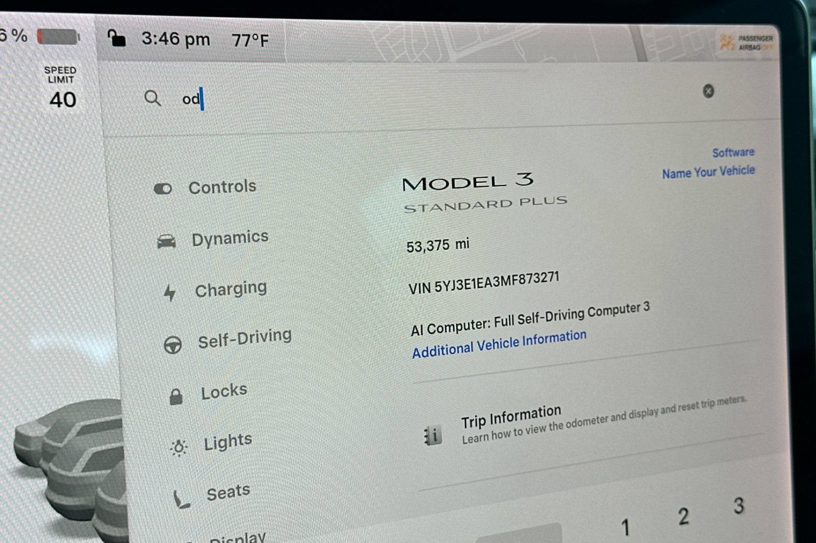 2021 Tesla Model 3 Standard Range Plus Rear-Wheel Drive