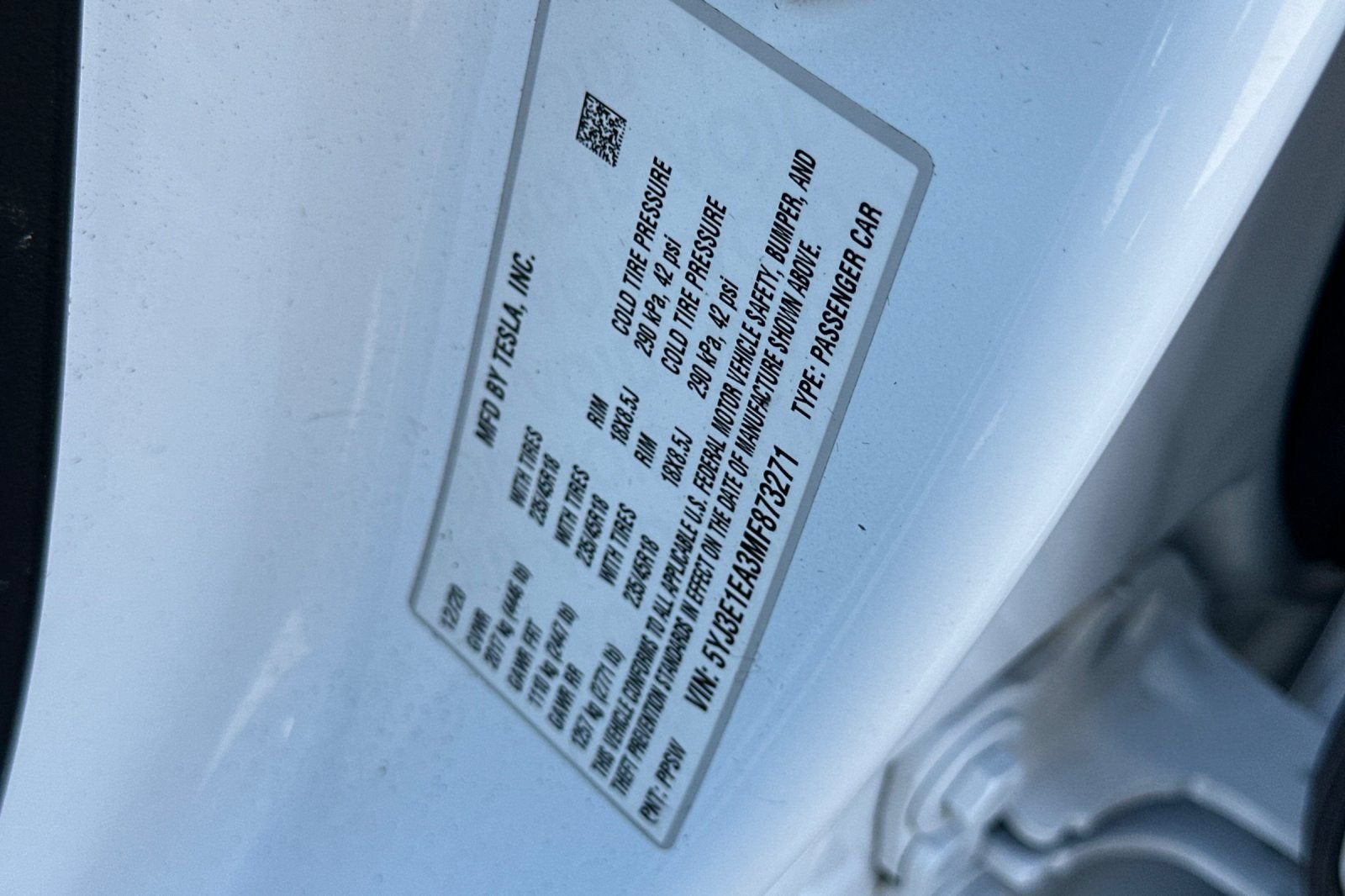 2021 Tesla Model 3 Standard Range Plus Rear-Wheel Drive