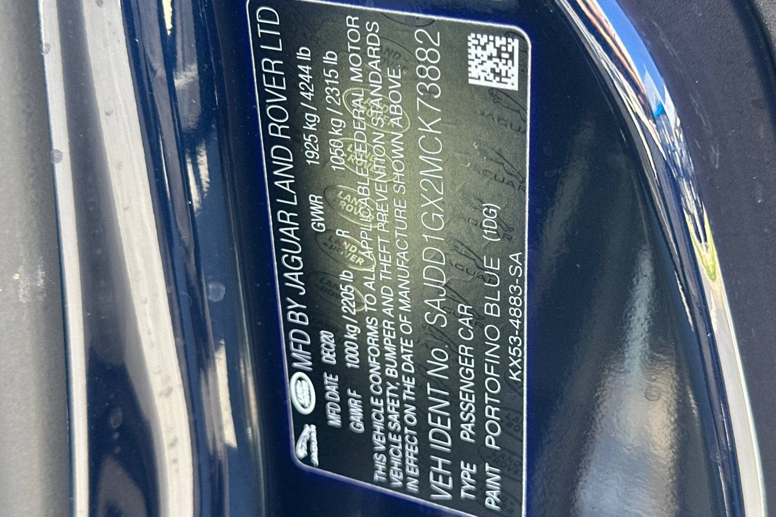 2021 Jaguar F-TYPE Coupe P300 RWD Automatic