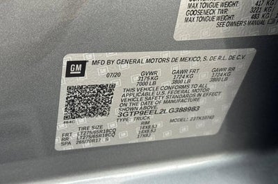 2020 GMC Sierra 1500 AT4