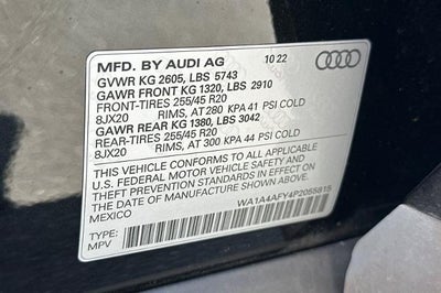 2023 Audi SQ5 Premium TFSI quattro Tiptronic