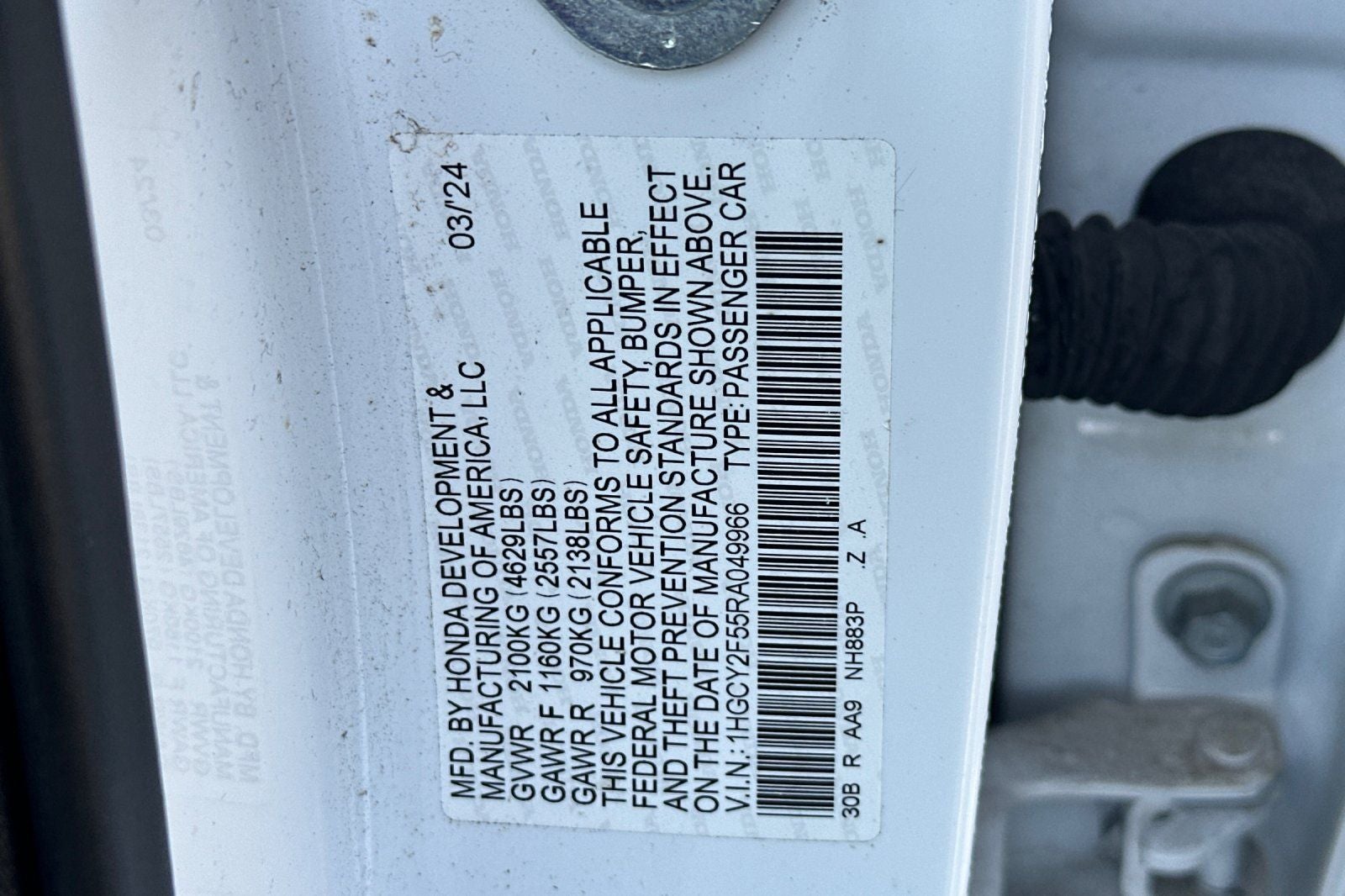 2024 Honda Accord Hybrid Sport