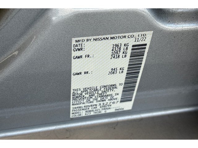 2023 Nissan Altima 2.5 SV