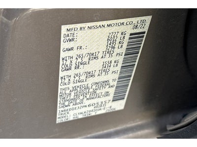 2023 Nissan Frontier PRO-X