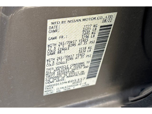 2023 Nissan Frontier PRO-X