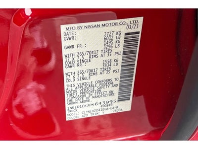 2023 Nissan Frontier PRO-4X