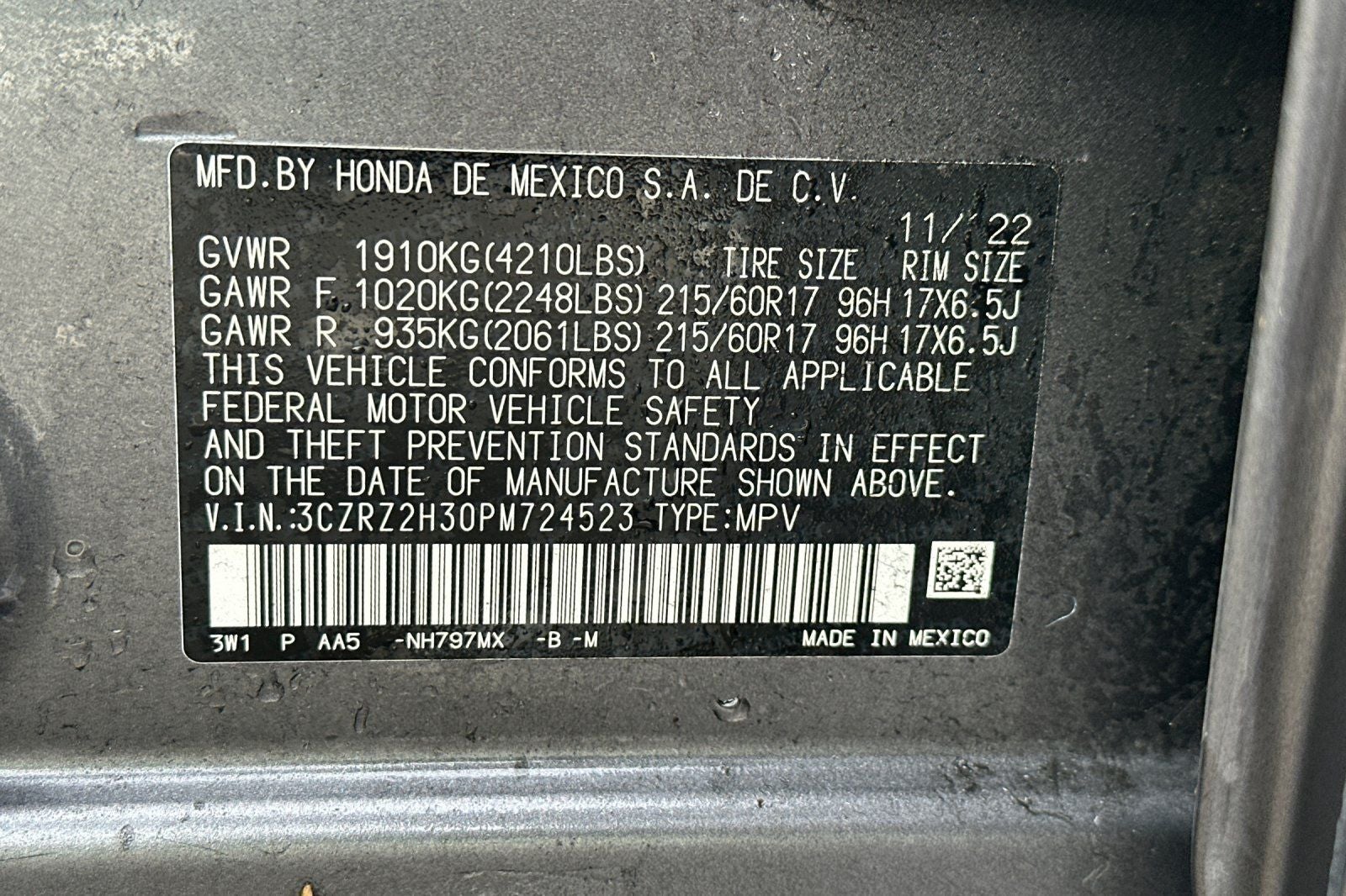 2023 Honda HR-V LX