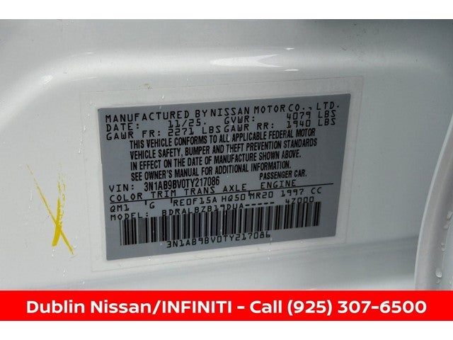 2026 Nissan Sentra S