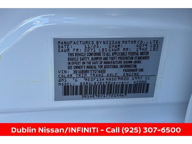 2026 Nissan Sentra S