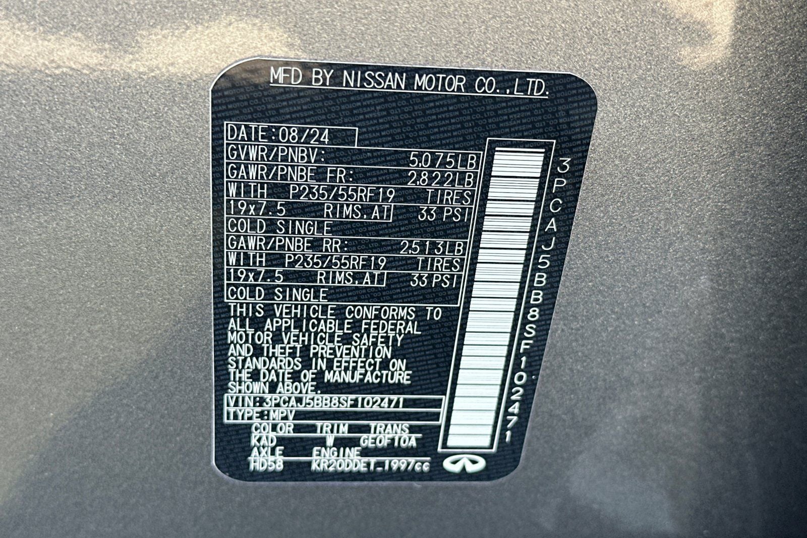 2025 INFINITI QX50 LUXE AWD