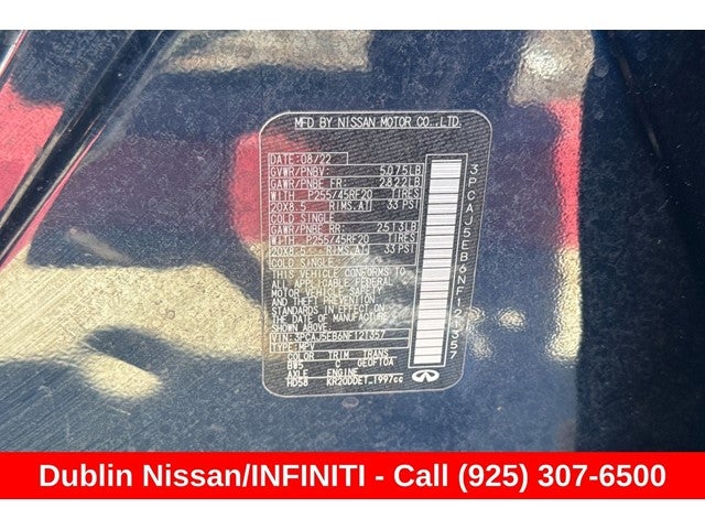 2022 INFINITI QX50 SENSORY AWD