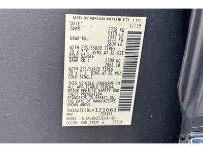 2020 Nissan Murano SL