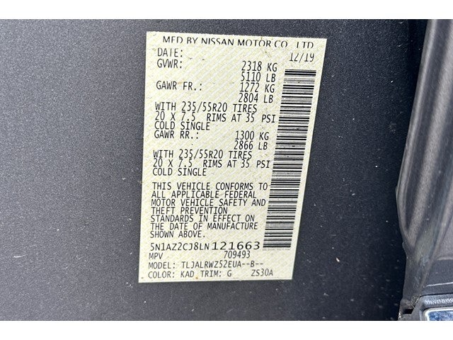 2020 Nissan Murano SL