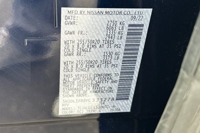 2023 INFINITI QX60 LUXE FWD