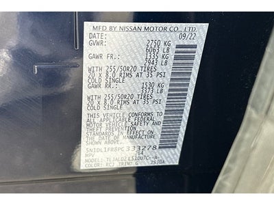 2023 INFINITI QX60 LUXE FWD