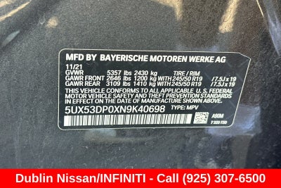 2022 BMW X3 xDrive30i