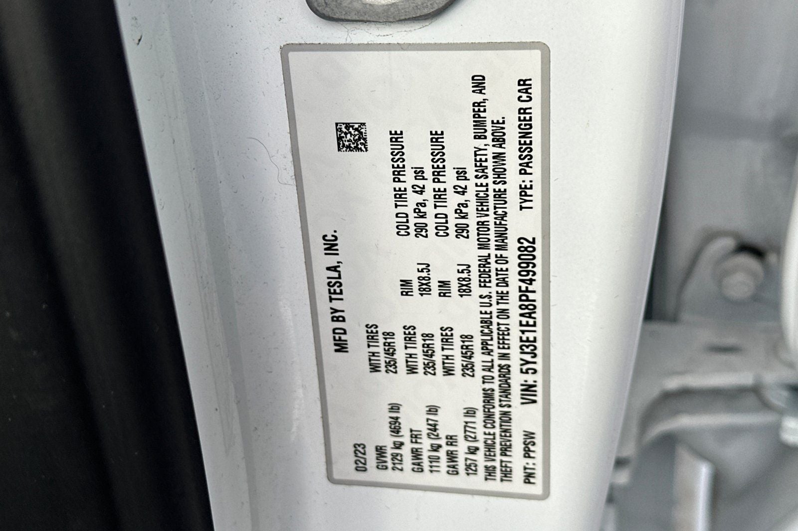 2023 Tesla Model 3 Base