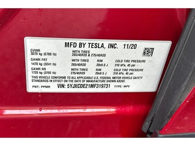 2021 Tesla Model X Long Range