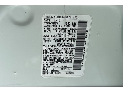 2019 Nissan Rogue SV