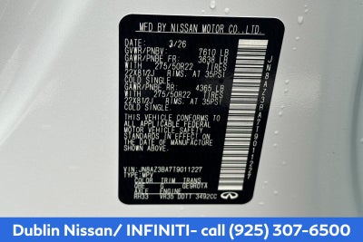 2026 INFINITI QX80 Luxe 2WD