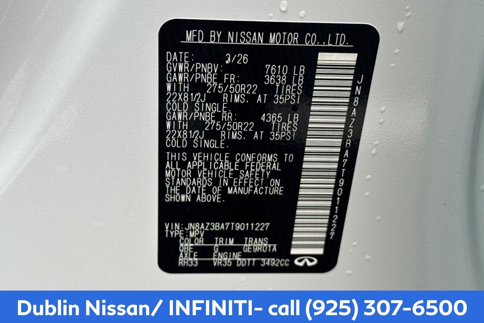 2026 INFINITI QX80 Luxe 2WD