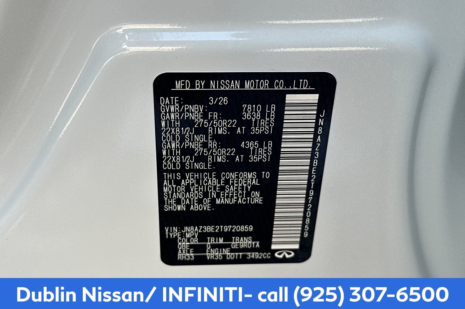 2026 INFINITI QX80 Luxe 4WD