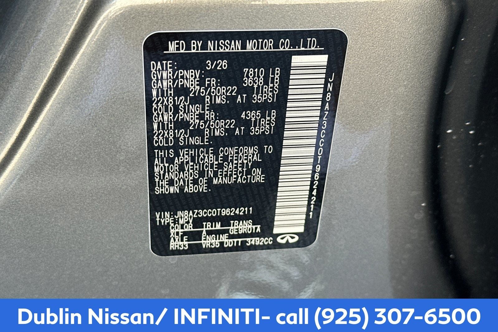 2026 INFINITI QX80 Autograph 4WD
