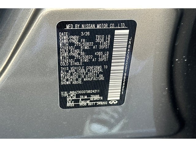 2026 INFINITI QX80 Autograph 4WD