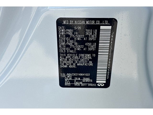2027 INFINITI QX80 Autograph 4WD