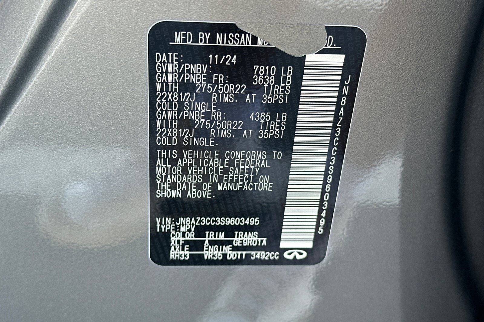 2025 INFINITI QX80 Autograph 4WD