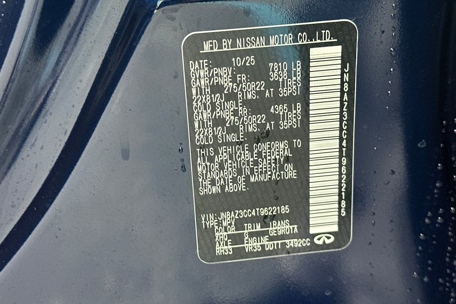 2026 INFINITI QX80 Autograph 4WD