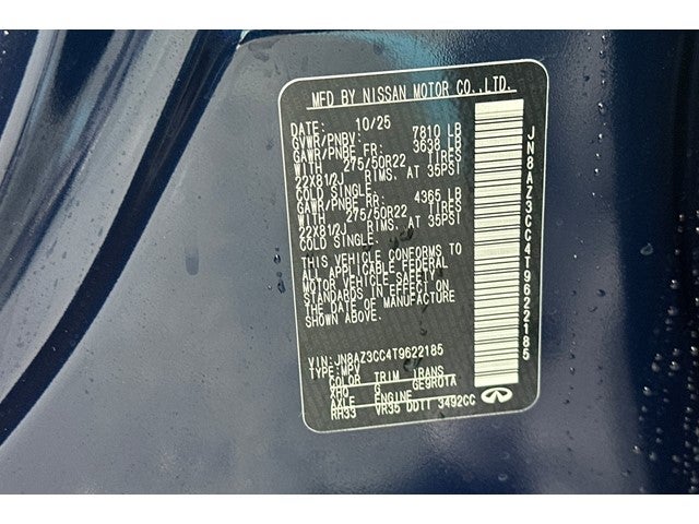 2026 INFINITI QX80 Autograph 4WD