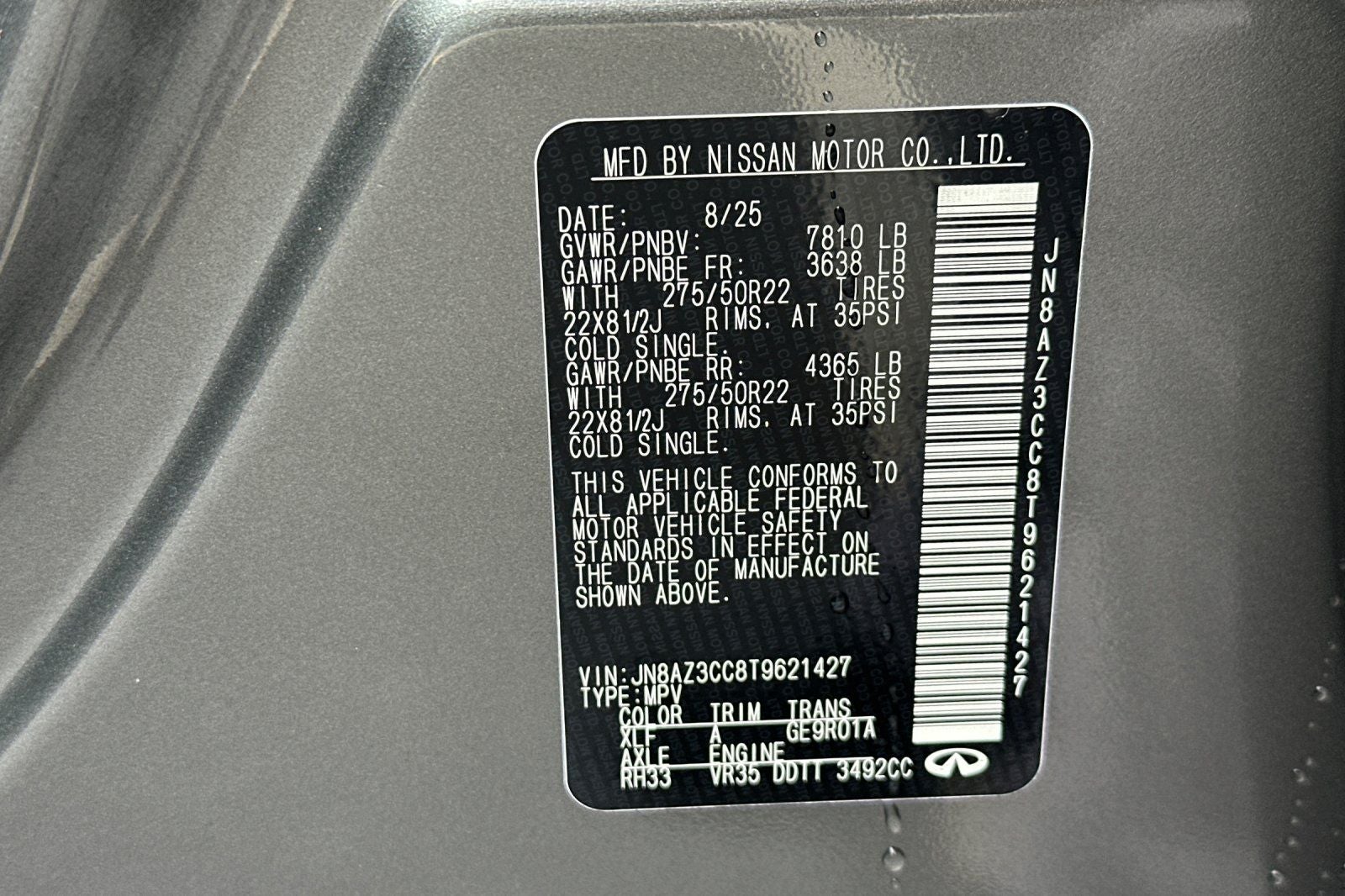 2026 INFINITI QX80 Autograph 4WD