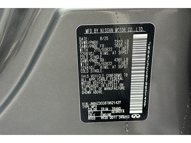 2026 INFINITI QX80 Autograph 4WD