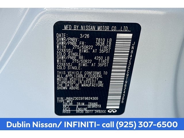 2026 INFINITI QX80 Autograph 4WD
