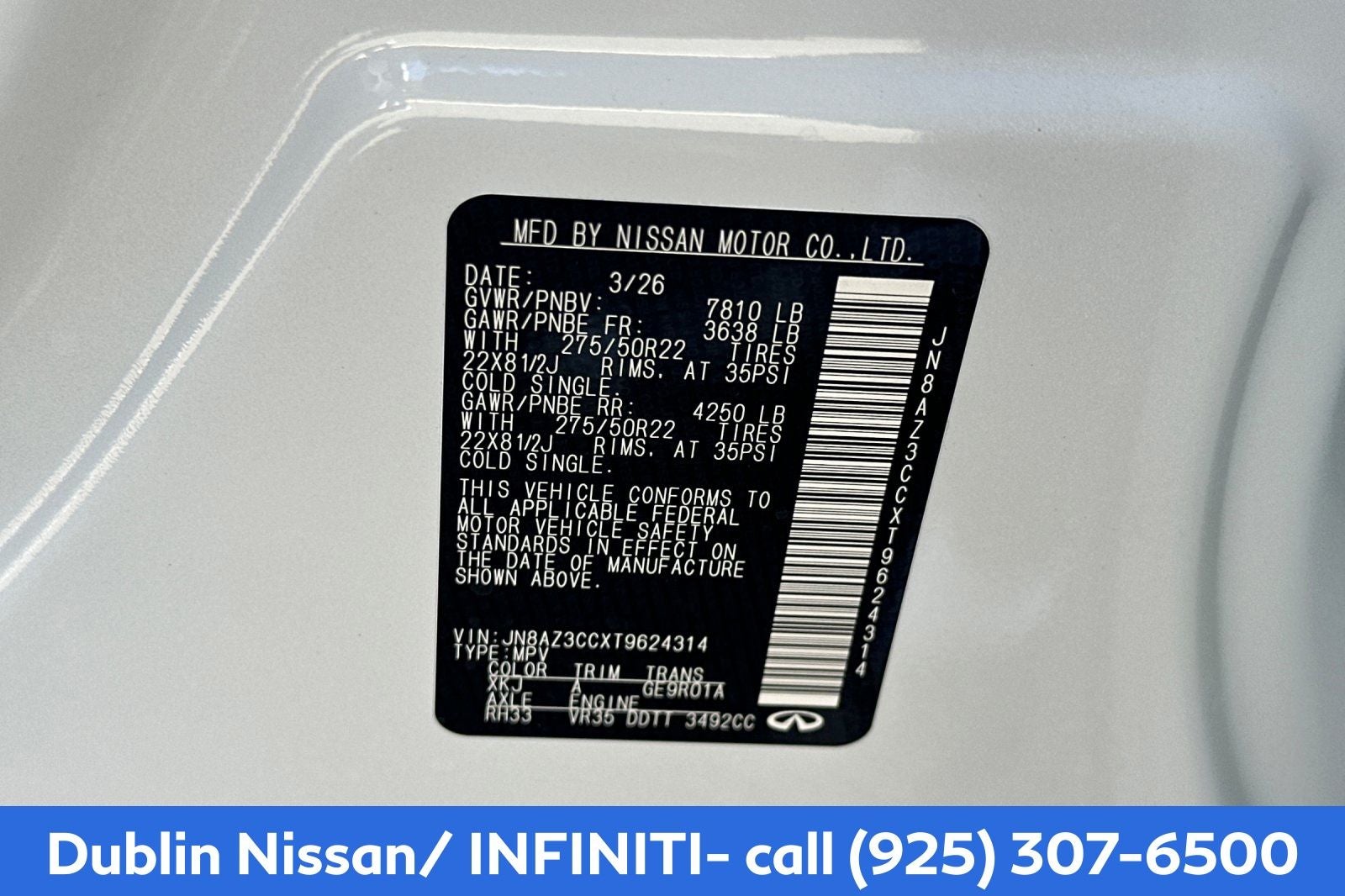 2026 INFINITI QX80 Autograph 4WD