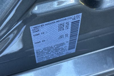 2025 Nissan Altima 2.5 SR