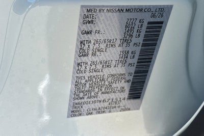 2026 Nissan Frontier SV