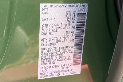 2026 Nissan Frontier PRO-4X ROUSH